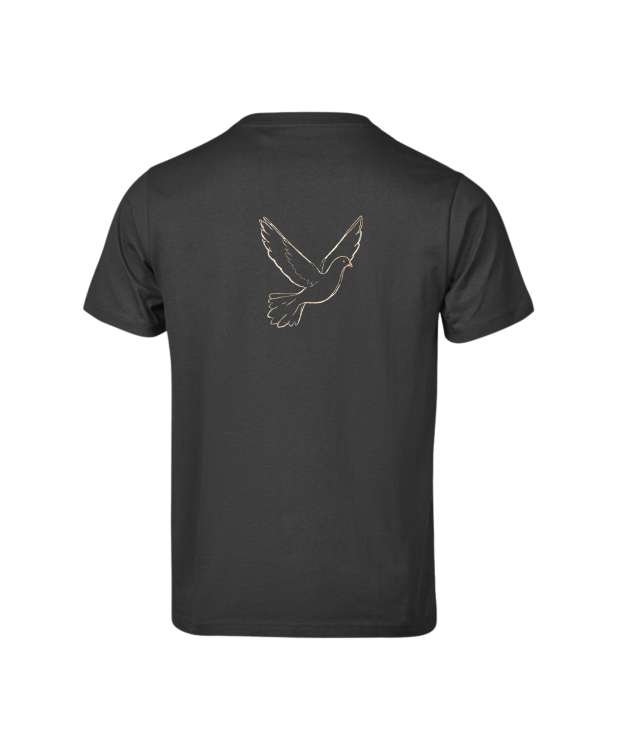 TSHIRT chrześcijański - MIŁOŚĆ tył czarny