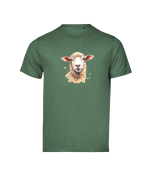 Tshirt Owca Jezusa, psalm23, zielony przód