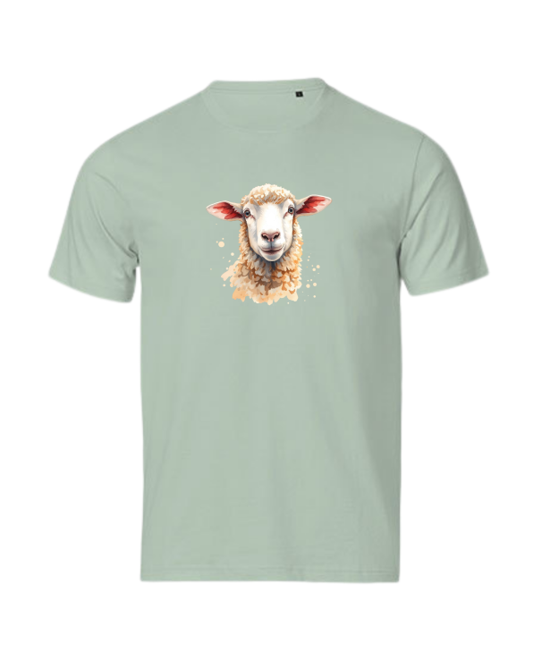 Tshirt Owca Jezusa, psalm23, miętowy