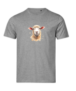 Tshirt Owca Jezusa, psalm23, szary