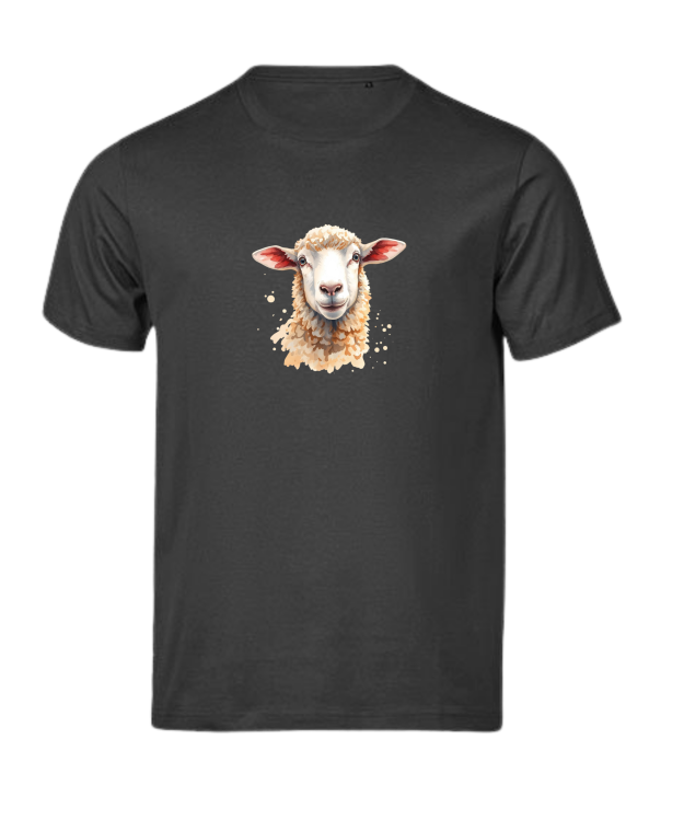 Tshirt Owca Jezusa, psalm23, czarny