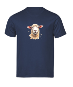 Tshirt Owca Jezusa, psalm23, granatowy