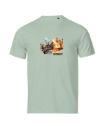 Korona Godność miętowy tshirt chrześcijański