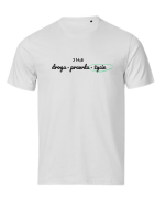 Droga Prawda Życie - chrześcijański tshirt - biały