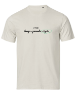 Droga Prawda Życie - chrześcijański tshirt - ecru