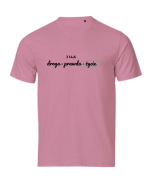 Droga Prawda Życie - chrześcijański tshirt - różowy