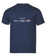Wiara Nadzieja Miłość - tshirt chrześcijański kolorowy - granatowy