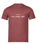 Wiara Nadzieja Miłość - tshirt chrześcijański kolorowy - czerwony pastelowy