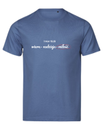 Wiara Nadzieja Miłość - tshirt chrześcijański kolorowy - niebieski
