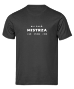 Uczeń Mistrza Jezusa Chrystusa - tshirt powołanego do głoszenia Ewangelii - czarny