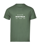 Uczeń Mistrza Jezusa Chrystusa - tshirt powołanego do głoszenia Ewangelii - zielony