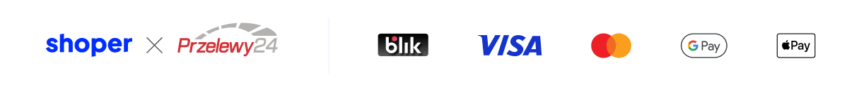 płatności przelewy24, blik, google pay, applepay